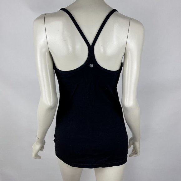 lululemon athletica Tops - Lululemon Power Y Tank Top Women 8 Stretch Luon Built in Bra Gym Yoga Gym Run